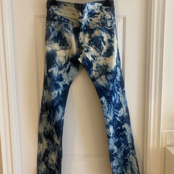 AUTHENTIC Alexander McQueen MCQ ACID WASHED DEMIN JEANS 31 - Picture 4 of 16